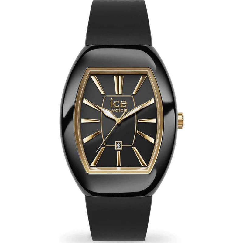Image of Ice-Watch 024031 ICE Boliday Black Gold (35mm) Black Tonneau Watch