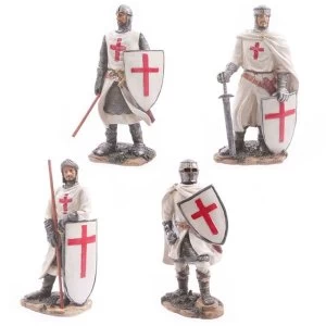 Image of Battle Ready Novelty Crusader Knight Figurine (1 Random Supplied)
