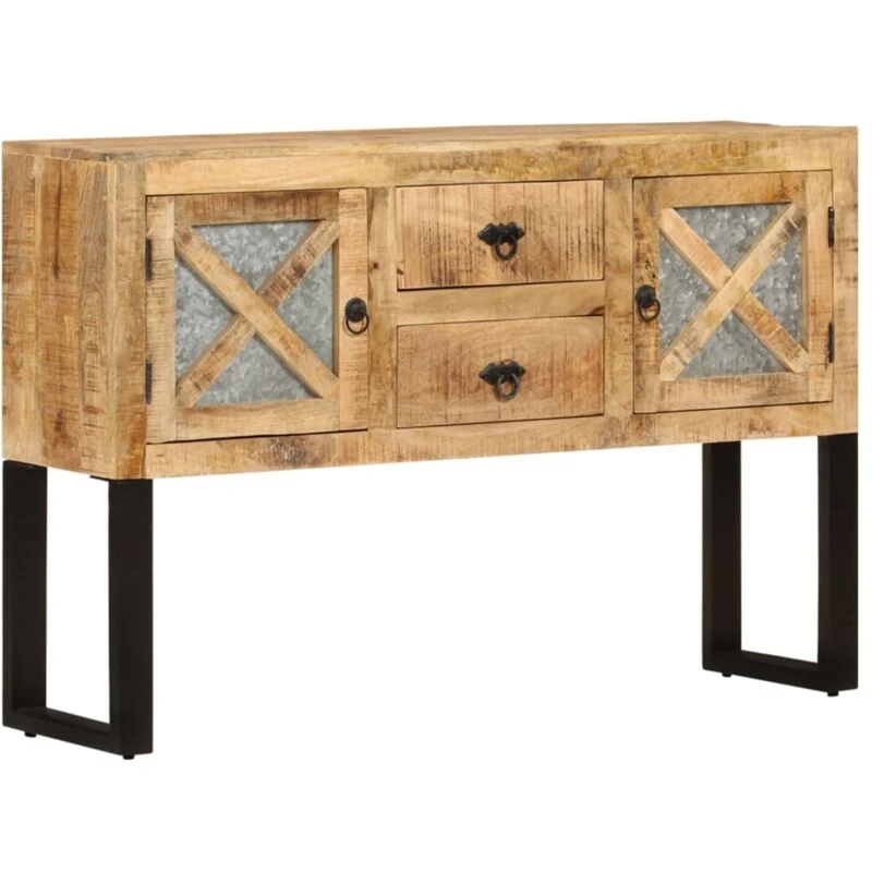 Image of VIDAXL Sideboard 110x30x74cm Rough Mango Wood Vidaxl 8720286504390