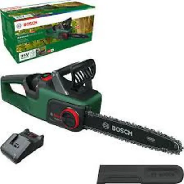 Image of Bosch ADVANCEDCHAIN 36V-35 36v Cordless Chainsaw 350mm ADVANCEDCHAIN 36V-35-40 Batteries: 1 x 2ah Li-ion