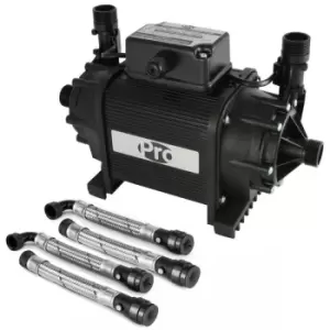 Image of Twin Shower Pump 2.0 Bar Watermill Wasp 66 Grundfos Niagara Replacement + Hoses