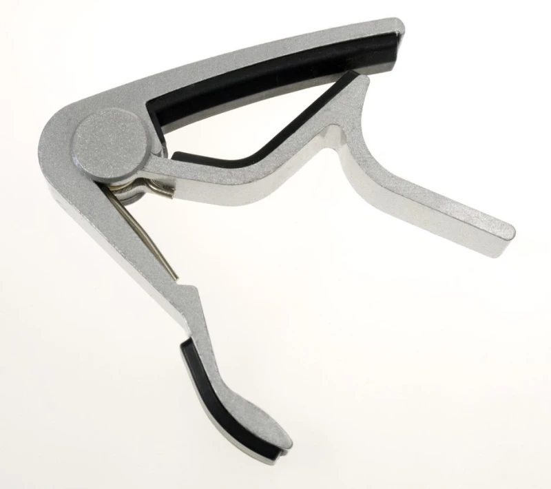 Image of PDT RJ Spring-Loaded Guitar Capo- Chrome