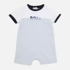 Image of Hugo Boss Boys' Shorts All In One - Pale Blue - 6 Months