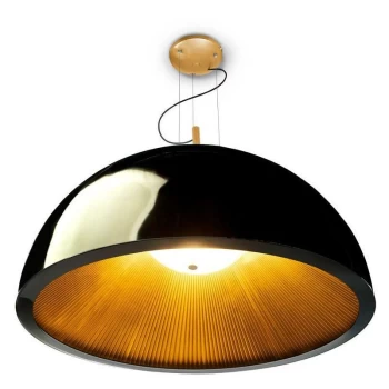 Image of Leds-c4 Grok Lighting - Leds-C4 GROK - 3 Light Large Dome Ceiling Pendant Black, Gold, E27