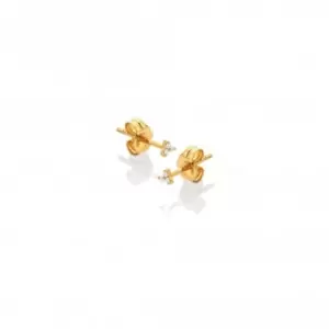 Image of White Topaz Micro Stud Earring DE753