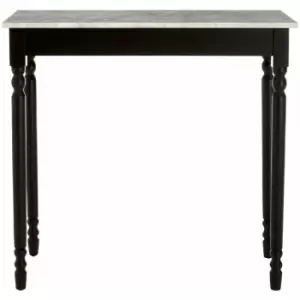 Image of Henley Black Frame Console Table - Premier Housewares