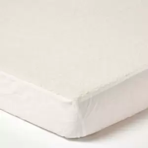 Image of HOMESCAPES Deep Fitted Fleece Double Underblanket