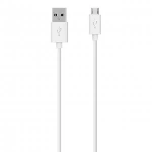 Image of Belkin 1.2m Micro USB Cable in White