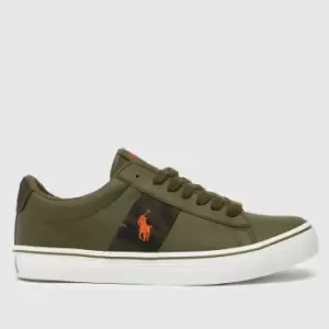 Image of Polo Ralph Lauren Khaki Sayer Boys Youth Trainers