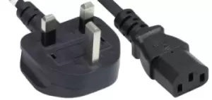 Image of Manhattan Power Cord/Cable, UK 3-pin plug to C13 Female (kettle...