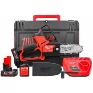Image of M12FHS-602X 12V fuel Cordless Hatchet Pruning Saw With 2 x 6.0Ah Batteries, Charger & Carry Case - Milwaukee