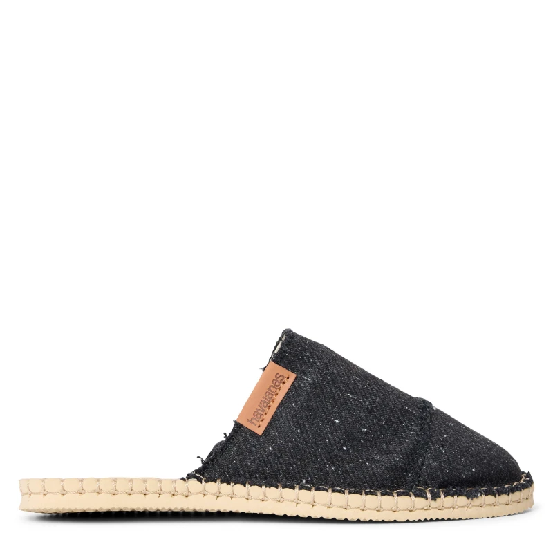 Image of Havaianas Womens Mule II Black Flip Flops Black female 4