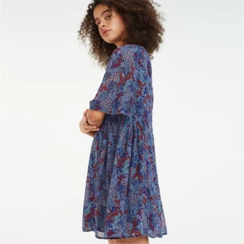 Image of Tommy Jeans Floral Mini Dress - Floral/Sky 424