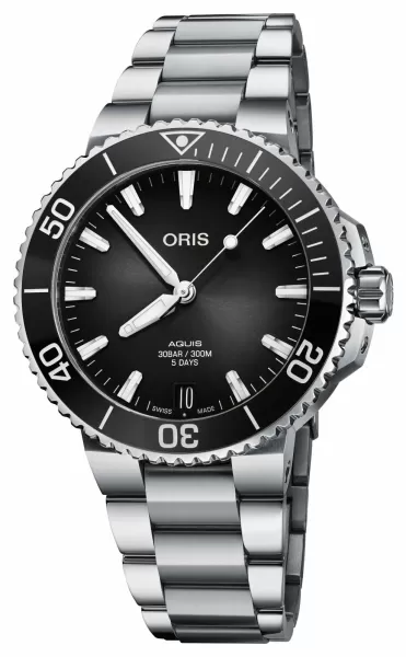 Image of ORIS 01 400 7769 4154-07 8 22 09PEB Aquis Date Calibre 400 Watch