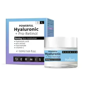 Image of Farmona Dermiss Powerful Hyaluronic + Pro-Retinol Firming Face Moisturizer 50ml