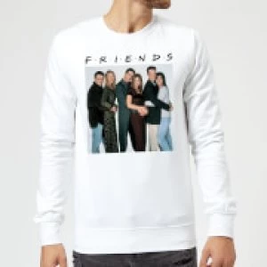 Image of Friends Group Shot Sweatshirt - White - M