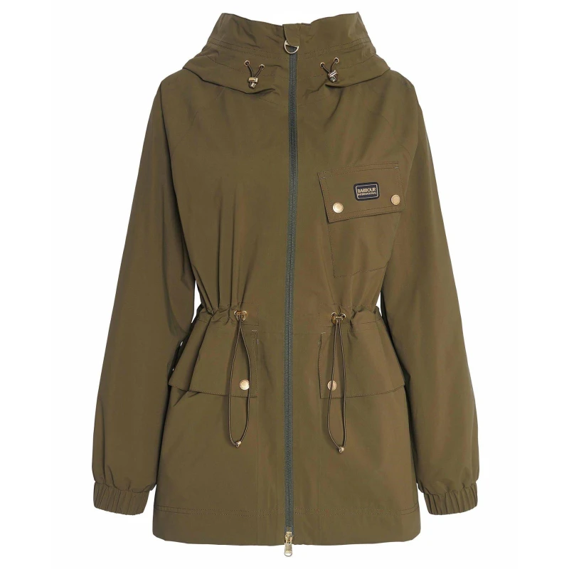 Image of Barbour International Alicia Waterproof Jacket - Green Green 10