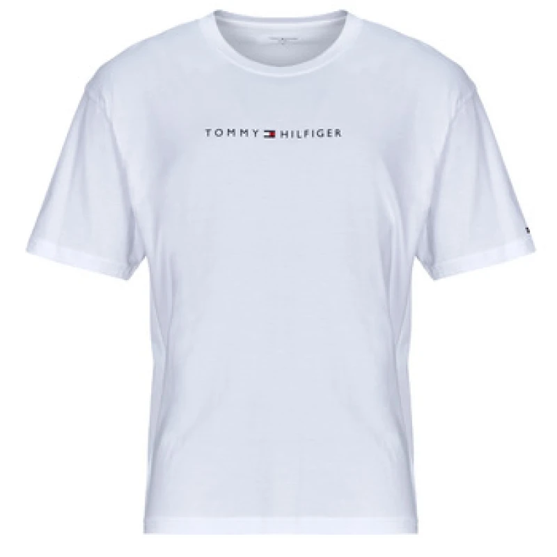 Image of Tommy Hilfiger SS TEE CONT. LOGO mens T shirt in White
