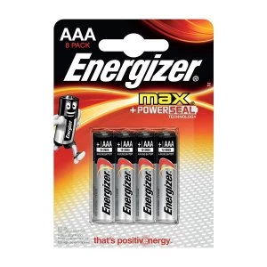 Image of Energizer Max AAA Batteries - Pack of 8