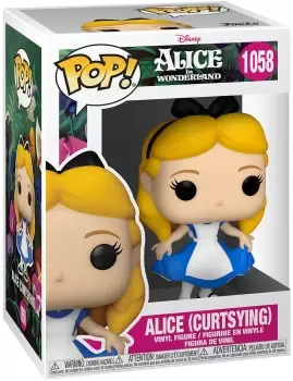Image of Alice in Wonderland POP! Disney Vinyl Figure Alice Curtsying 9 cm