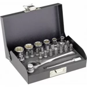 Image of TOOLCRAFT Bit set Metric 1/4 (6.3 mm) 23 Piece 820928