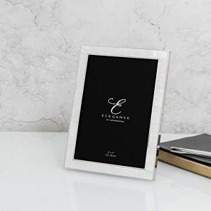 Image of 5" x 7" - Elegance Nickel & Mother of Pearl Frame - Gift Box