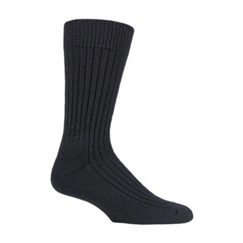 Image of Country Pursuit Mens Wool Rich Crew Military Action Socks - 7-11 - Black