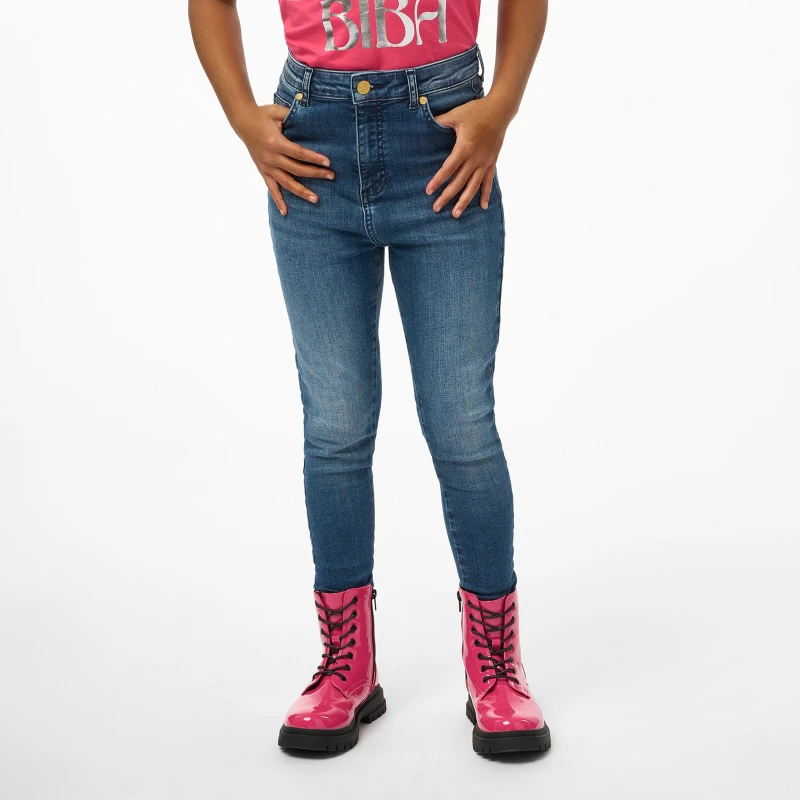 Image of Biba Junior Girls Biba Stevie Jean - Blue Blue S