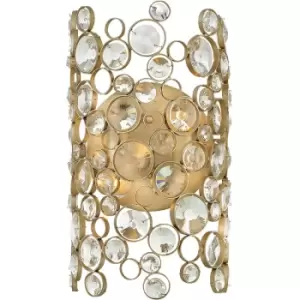 Image of Applique murale Anya Feuille d'argent 35,6 Cm