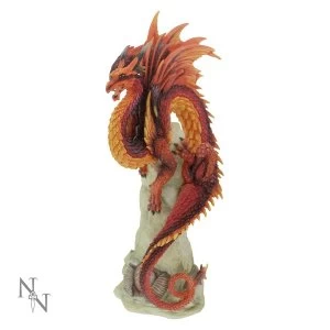 Image of Ruby Sentinel Dragon Figurine