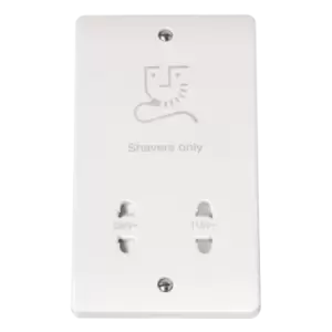 Image of DUAL VOLTAGE SHAVER SOCKET OUTLET