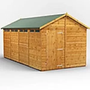 Image of Power Garden Shed 168PASS Golden Brown 16x8