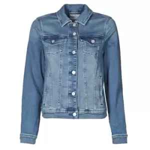 Image of Esprit JOGGER JACKET womens Denim jacket in Blue - Sizes XS,S,M,XL