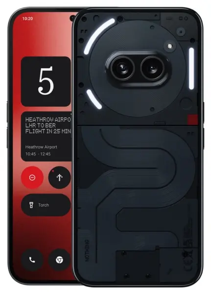 Image of Nothing SIM Free Nothing Phone (2a) 5G 128GB Mobile Phone - Black