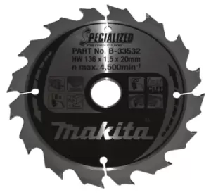 Image of Makita B-33532 circular saw blade 13.6cm