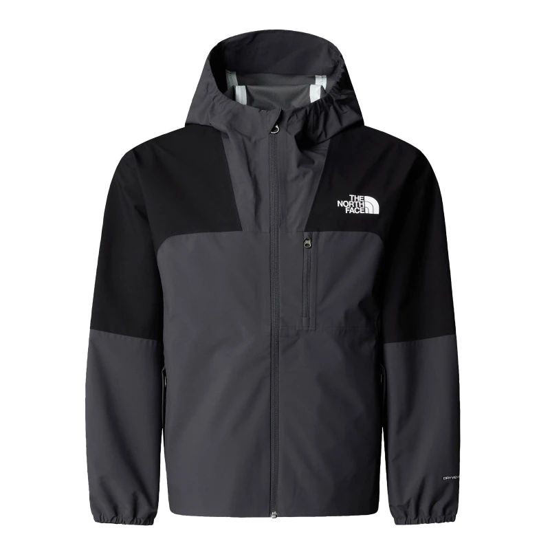 Image of The North Face Hike Packable Shell Junior Boys Black Grey Kt0 male M