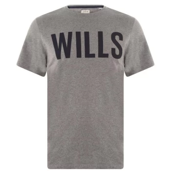 Image of Jack Wills Wentworth Graphic T-Shirt - Grey Marl