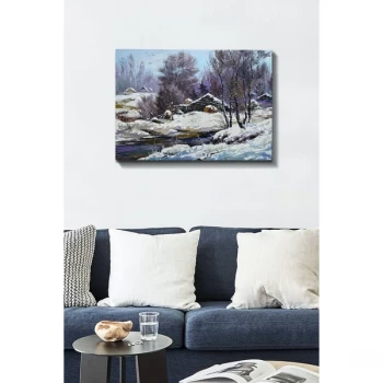 Image of Kanvas Tablo (50 x 70) - 119 Multicolor Decorative Canvas Painting