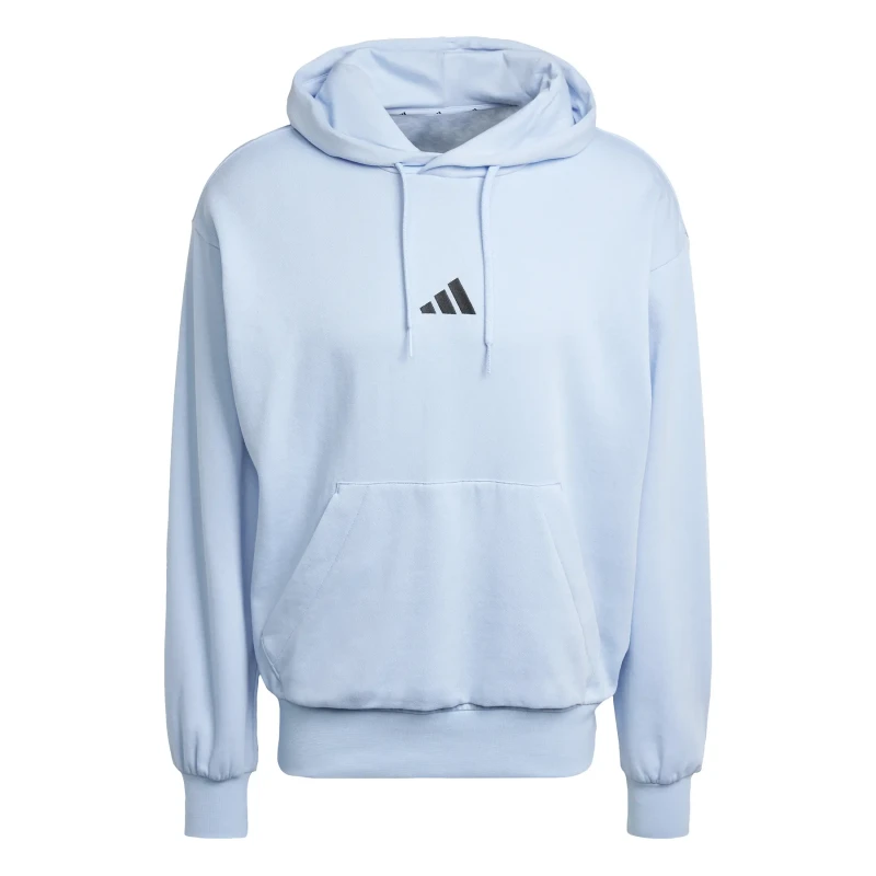 Image of Adidas Hooded sweatshirt adidas Essentials Feelcozy Fleece Bleu Male XL