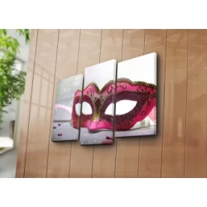 Image of 3PATK-42 Multicolor Decorative Canvas Painting (3 Pieces)