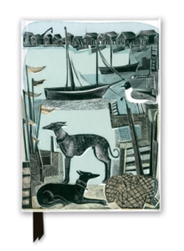 Image of Angela Harding: Harbour Whippets (Foiled Journal) Notebook / blank book