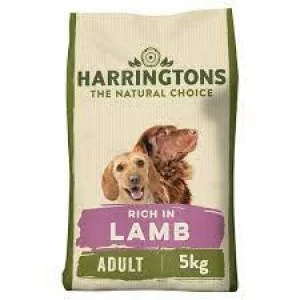 Image of Harringtons Lamb and Rice Complete Dry Dog Food 5kg
