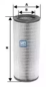 Image of UFI 27.676.00 Air Filter