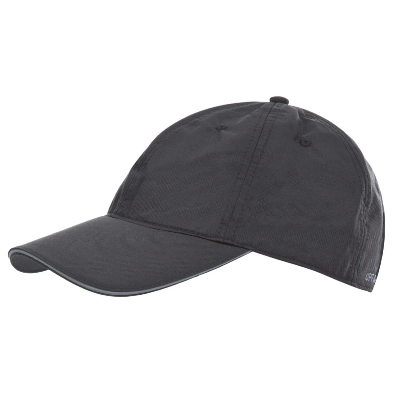 Image of Trespass Trespass Men Cosgrove Quick Dry Baseball Cap in Black One Size Male 5054752027094