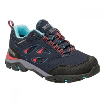 Image of Regatta Holcombe Low Junior Waterproof & Breathable Walkin - Navy/FierCor
