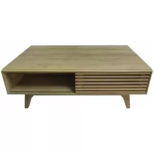 Image of Bo Living - Riviera Oak Copen Rectangular Coffee Table with storage, W119.1xD59.xH43.6cm - Riviera Oak