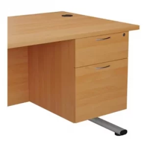 Image of Jemini Beech 2 Drawer Fixed Pedestal TESHP2BE