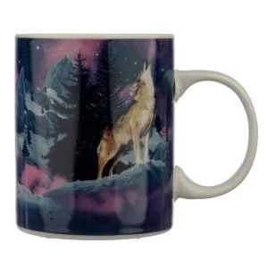 Image of Protector of the North Wolf Porcelain Mug