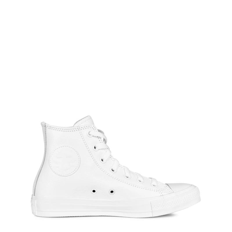 Image of Chuck Taylor All Star Mono Leather Hi High Top Trainers