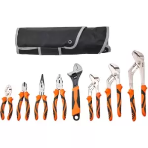 Image of Vevor - Pliers Set Groove Joint Pliers 8 Piece High Carbon Steel 12